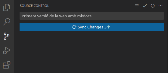 Sincronizamos en remoto